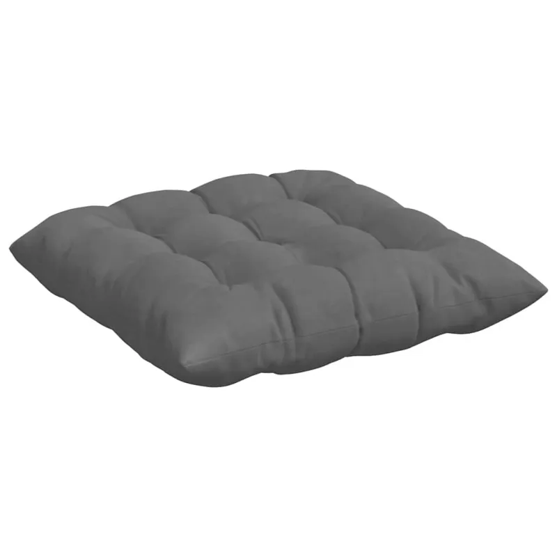 Sėdynių pagalvėlės 4 pcs Tamsiai pilka 40 x 40 x 6 cm