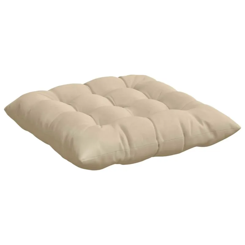 Sėdynių pagalvėlės 4 pcs Kreminė 40 x 40 x 6 cm Mikropluoštas