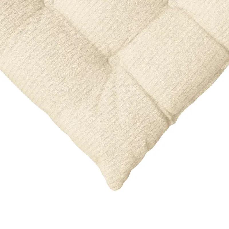Sėdynių pagalvėlės 4 pcs Kreminė 40 x 40 x 6 cm