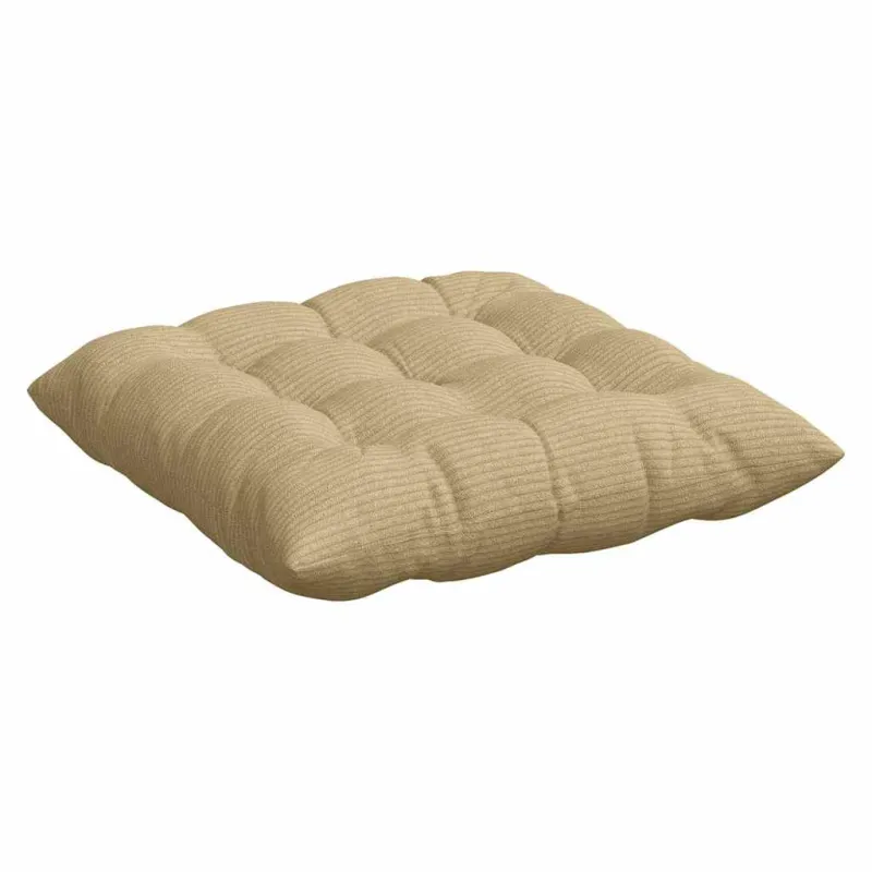 Sėdynių pagalvėlės 4 pcs Pilkai žalia 40 x 40 x 6 cm