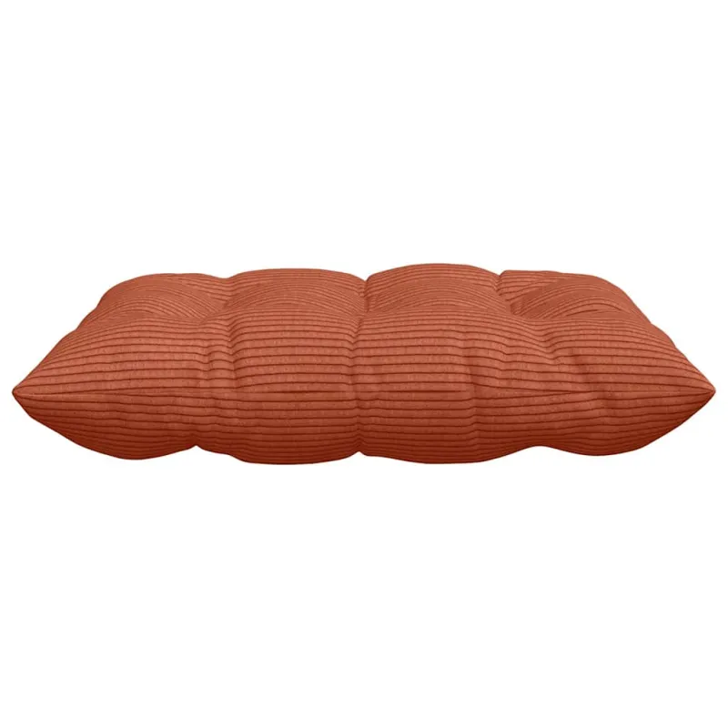 Sėdynių pagalvėlės 4 pcs Raudona oranžinė 40 x 40 x 6 cm