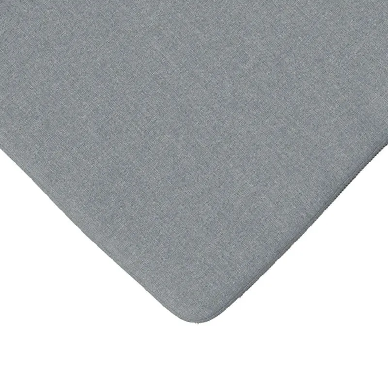 Sėdynių pagalvėlės 4 pcs Šviesiai pilka 40 x 40 x 3 cm audinys