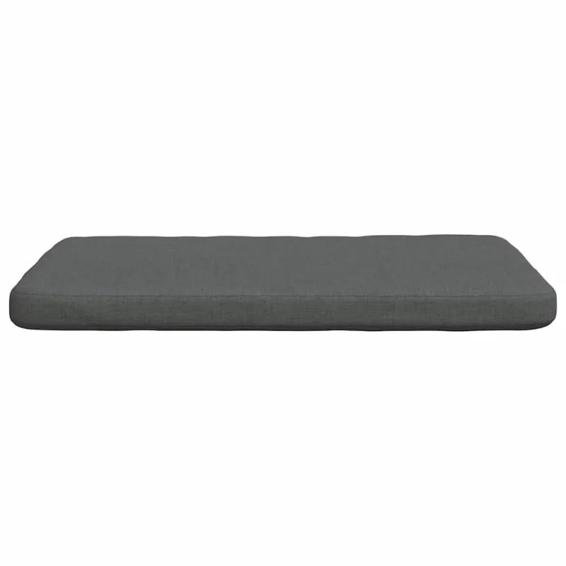 Sėdynių pagalvėlės 4 pcs Tamsiai pilka 40 x 40 x 3 cm audinys