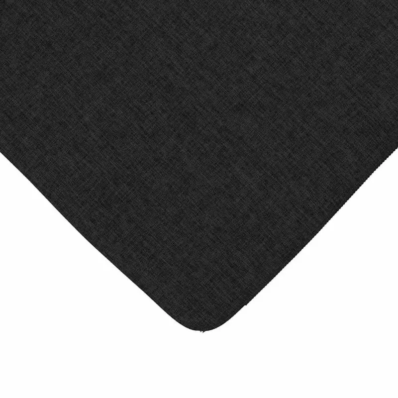 Sėdynių pagalvėlės 4 pcs Juoda 40 x 40 x 3 cm audinys