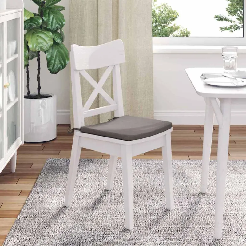 Sėdynių pagalvėlės 4 pcs Taupe 40 x 40 x 3 cm audinys