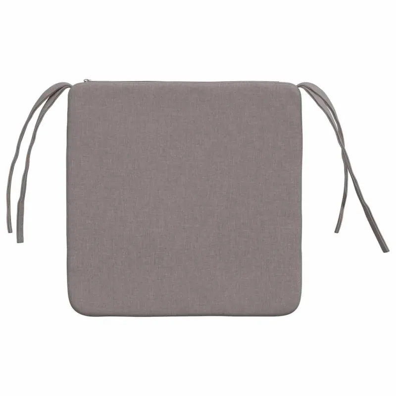 Sėdynių pagalvėlės 4 pcs Taupe 40 x 40 x 3 cm audinys
