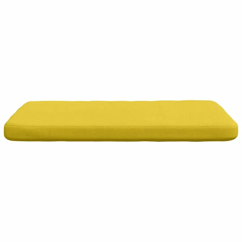 Sėdynių pagalvėlės 4 pcs Šviesi geltona 40 x 40 x 3 cm audinys