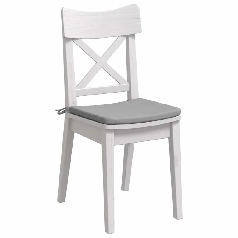 Sėdynių pagalvėlės 4 pcs Debesų pilka 40 x 40 x 3 cm audinys