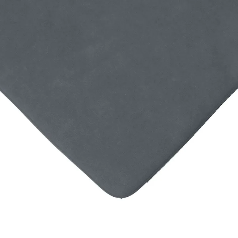 Sėdynių pagalvėlės 4 pcs Tamsiai pilka 40 x 40 x 3 cm Aksomas