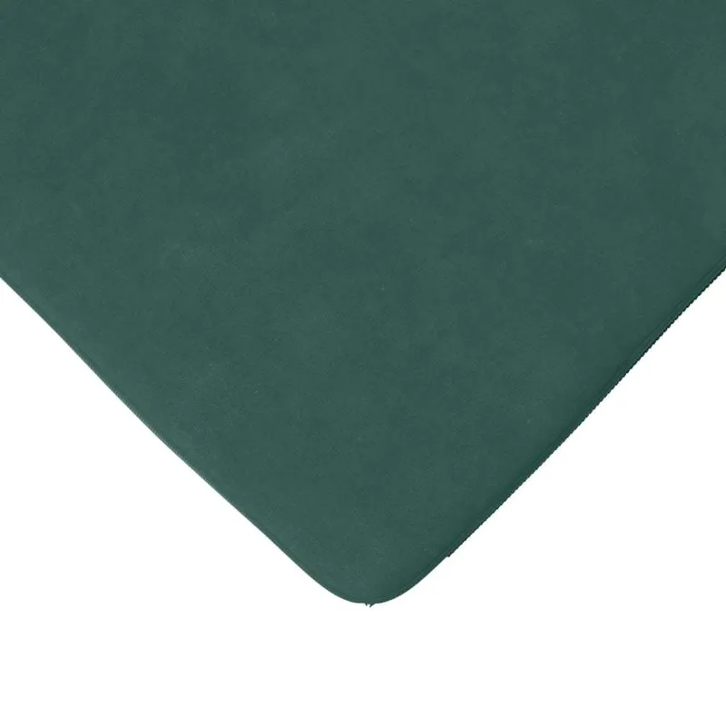 Sėdynių pagalvėlės 4 pcs Tamsiai žalia 40 x 40 x 3 cm Aksomas