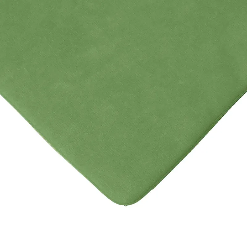 Sėdynių pagalvėlės 4 pcs Šviesiai žalia 40 x 40 x 3 cm Aksomas
