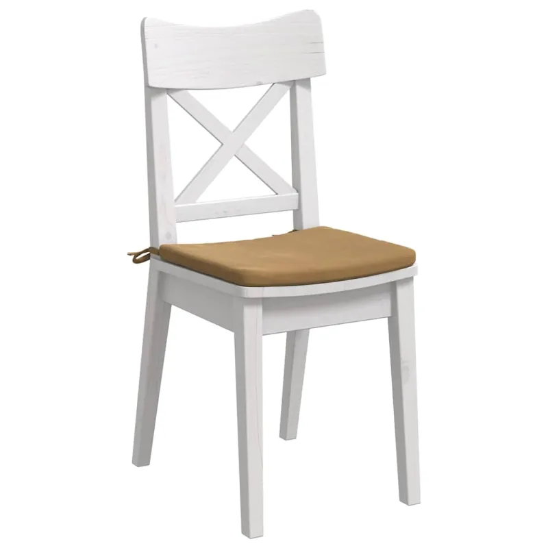 Sėdynių pagalvėlės 4 pcs Ruda 40 x 40 x 3 cm Aksomas