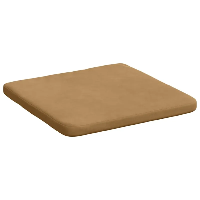 Sėdynių pagalvėlės 4 pcs Ruda 40 x 40 x 3 cm Aksomas