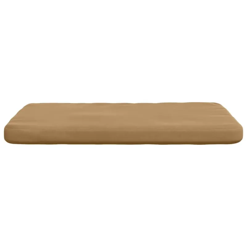 Sėdynių pagalvėlės 4 pcs Ruda 40 x 40 x 3 cm Aksomas
