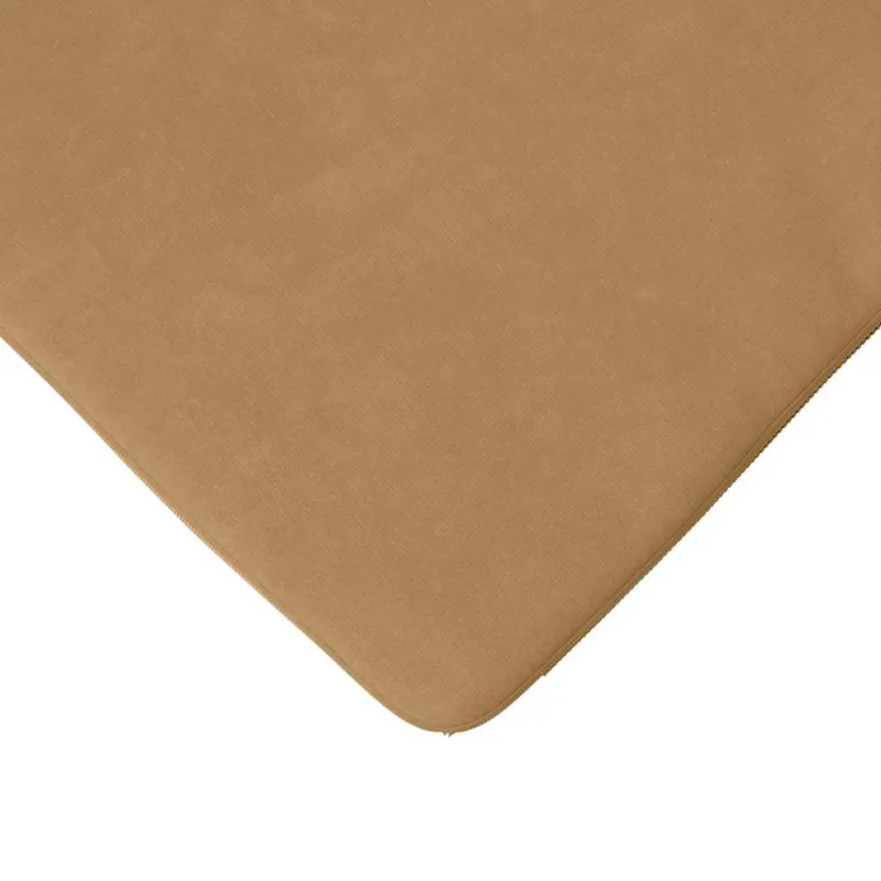 Sėdynių pagalvėlės 4 pcs Ruda 40 x 40 x 3 cm Aksomas