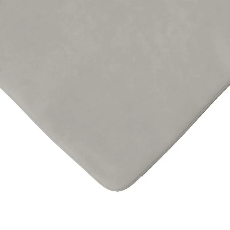 Sėdynių pagalvėlės 4 pcs Šviesiai pilka 40 x 40 x 3 cm