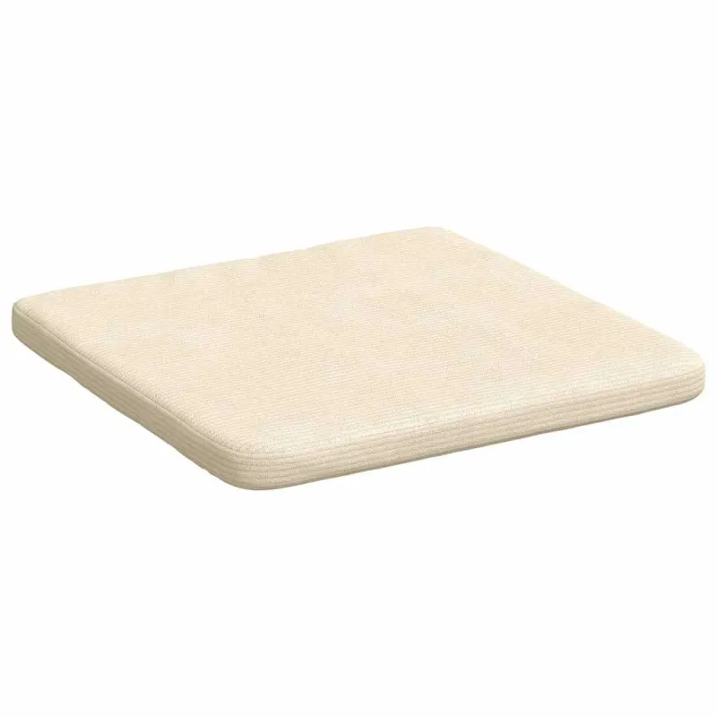 Sėdynių pagalvėlės 4 pcs Kreminė 40 x 40 x 3 cm
