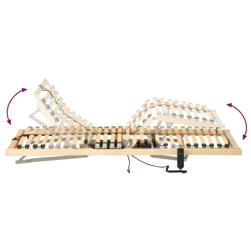 Lamelinis lovos pagrindas Ruda 80 x 190 cm Kietas bukas medis