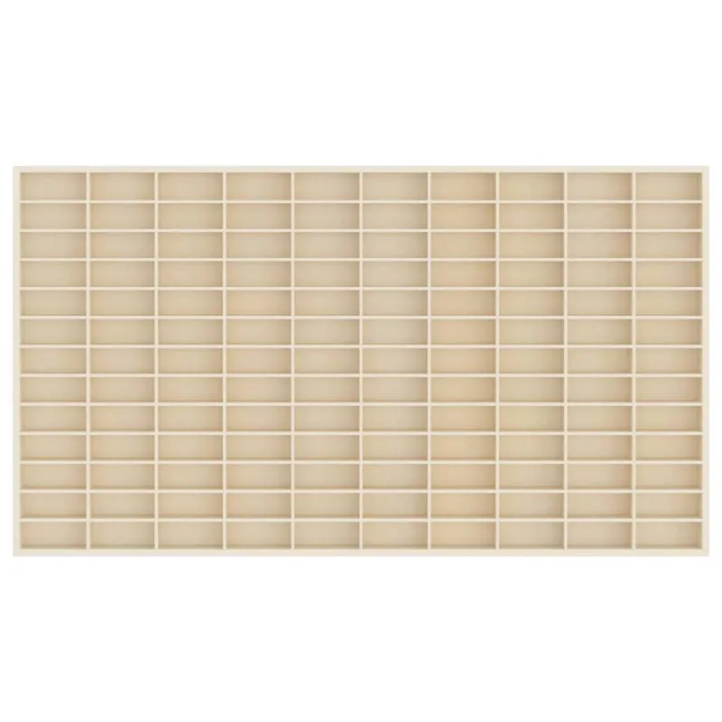 Sieninis vitrina Smėlio 98 x 4,5 x 55 cm Apdirbta mediena