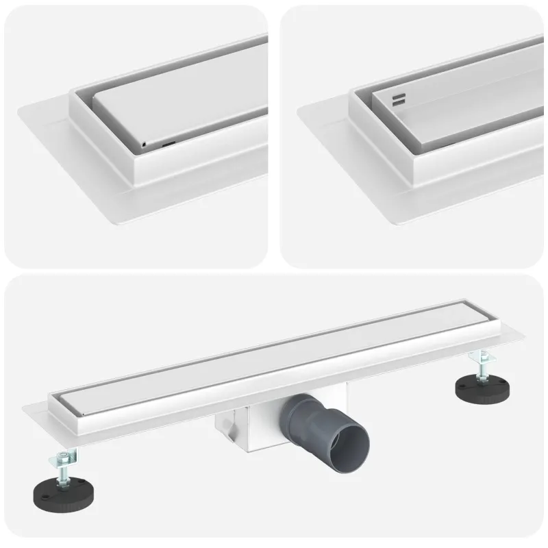 2 viename dušo nutekėjimas Sidabro 60 cm