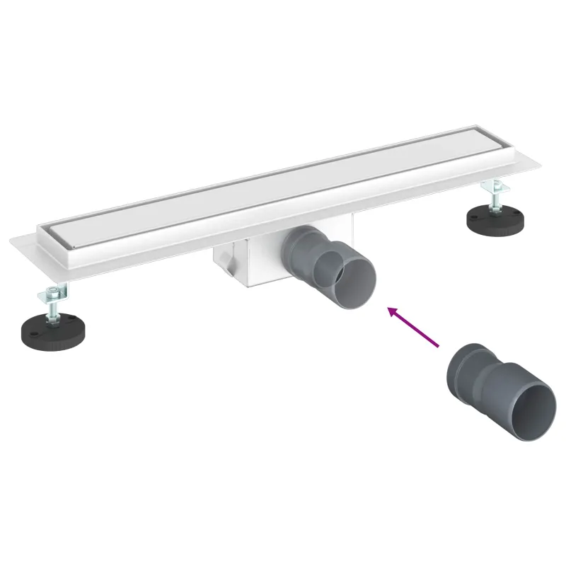 2 viename dušo nutekėjimas Sidabro 60 cm