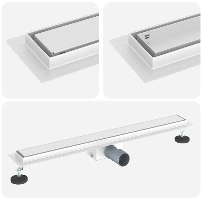 2 viename dušo nutekėjimas Sidabro 70 cm