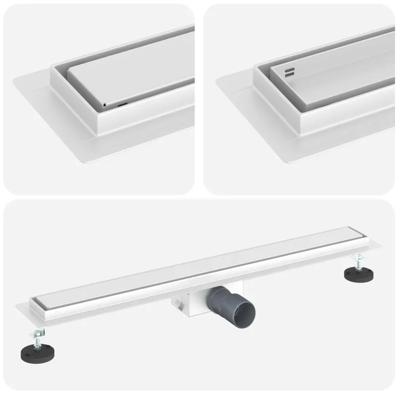 2 viename dušo nutekėjimas Sidabro 80 cm