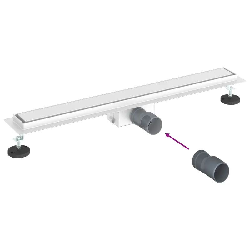 2 viename dušo nutekėjimas Sidabro 80 cm