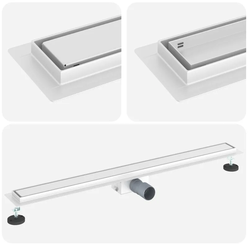 2 viename dušo nutekėjimas Sidabro 90 cm