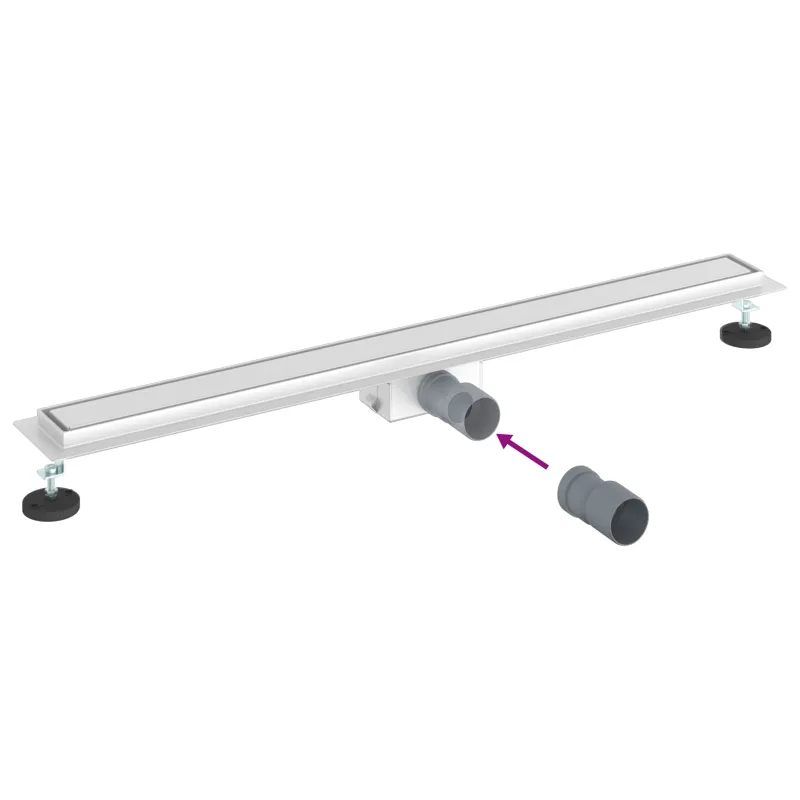 2 viename dušo nutekėjimas Sidabro 90 cm