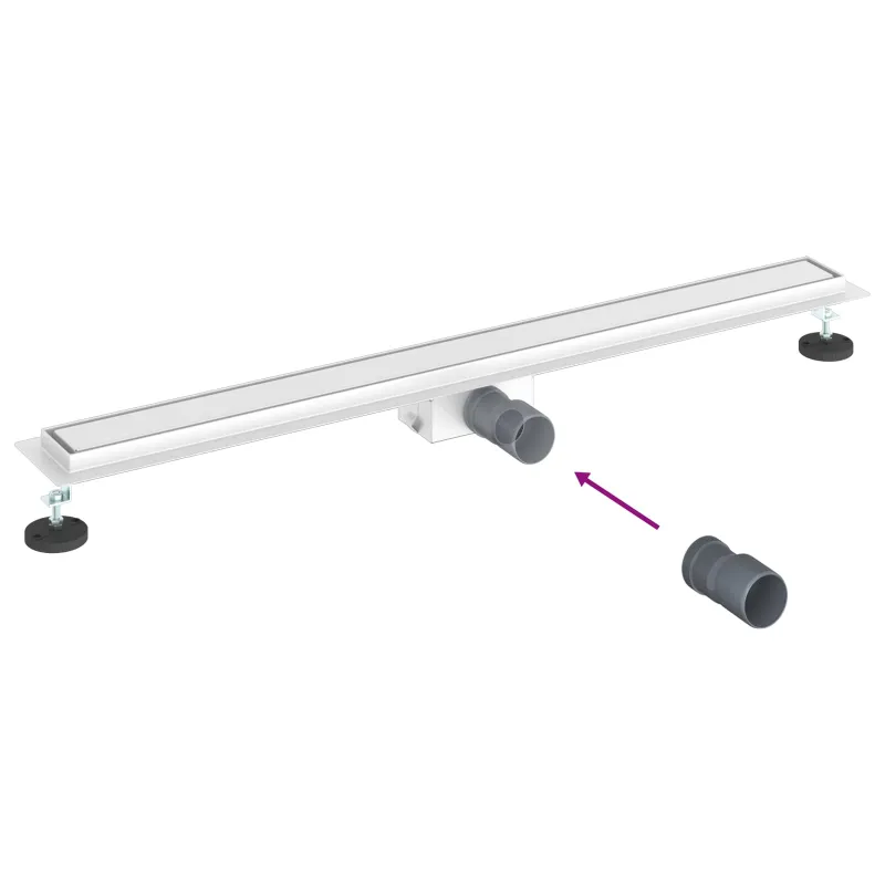 2 viename dušo nutekėjimas Sidabro 100 cm