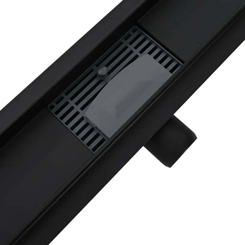 2 viename dušo nutekėjimas Juoda 50 cm Nerūdijantis plienas 304