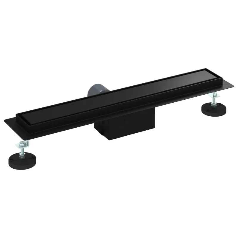 2 viename dušo nutekėjimas Juoda 60 cm Nerūdijantis plienas 304