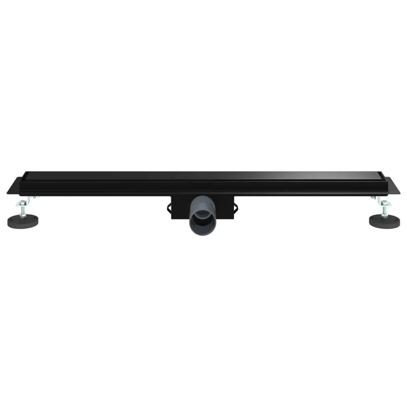 2 viename dušo nutekėjimas Juoda 80 cm Nerūdijantis plienas 304