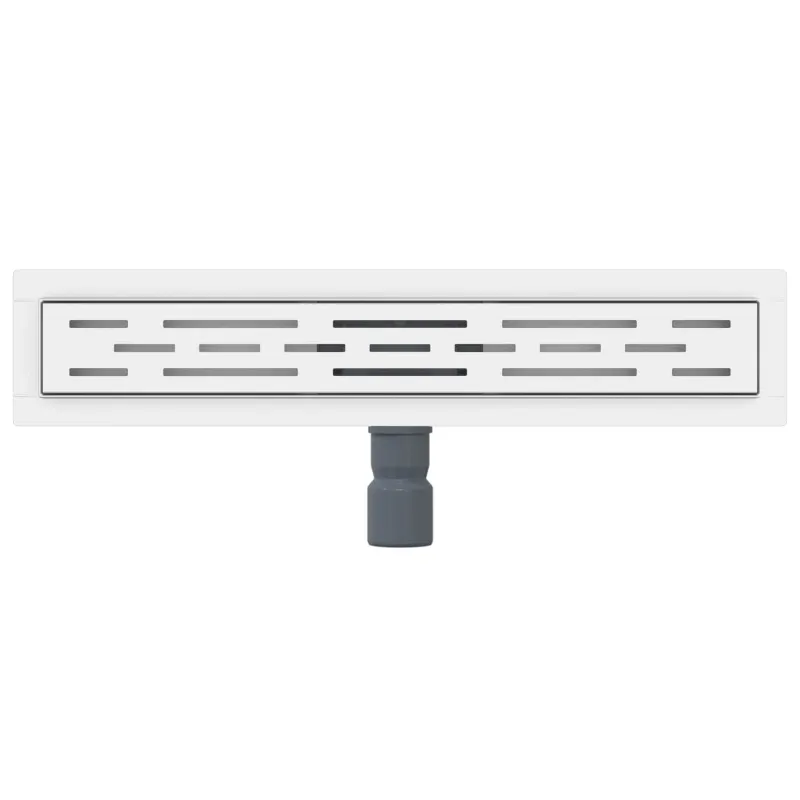 Dušo nutekėjimas su linijiniu dizainu Sidabro 60 cm