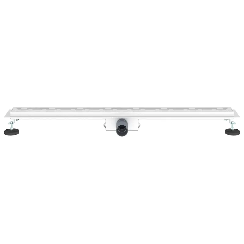 Dušo nutekėjimas su linijiniu dizainu Sidabro 90 cm