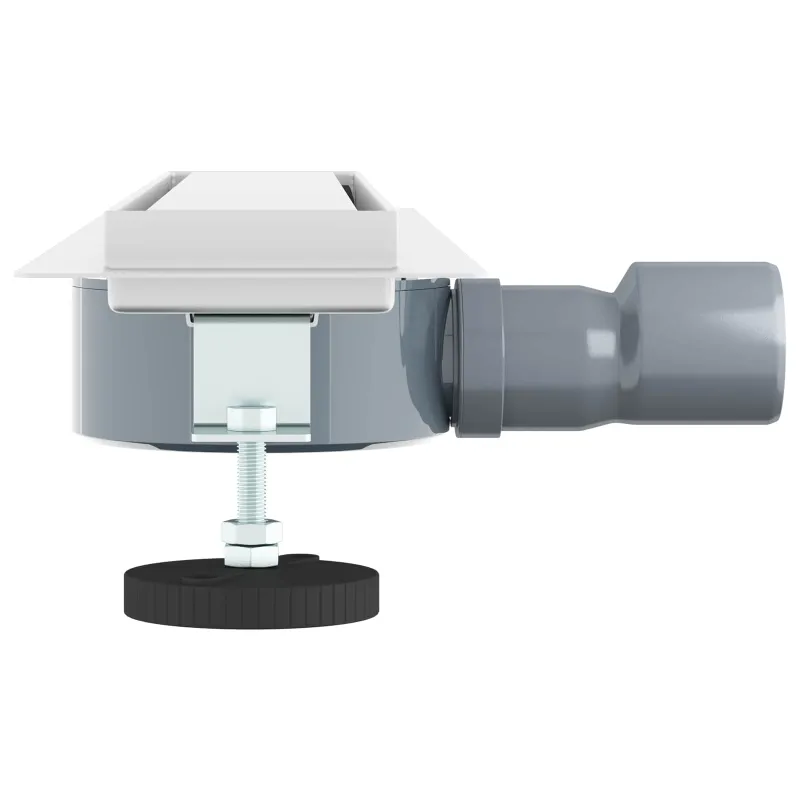 Dušo nuotekų 2-in-1 su 360° sifonu Sidabro 54 x 11 x 9,5 cm