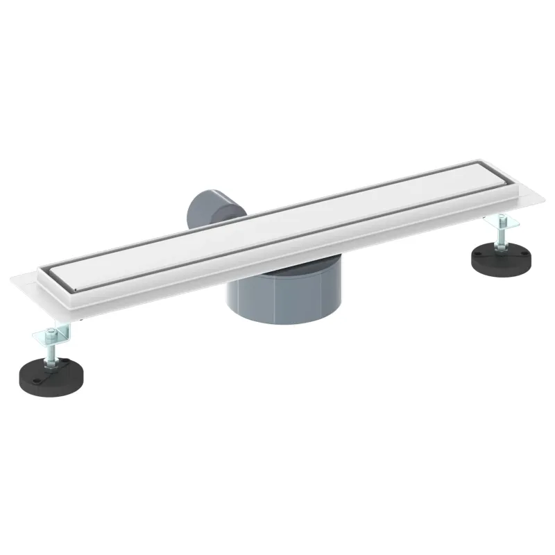 Dušo nuotekų 2-in-1 su 360° sifonu Sidabro 54 x 11 x 9,5 cm