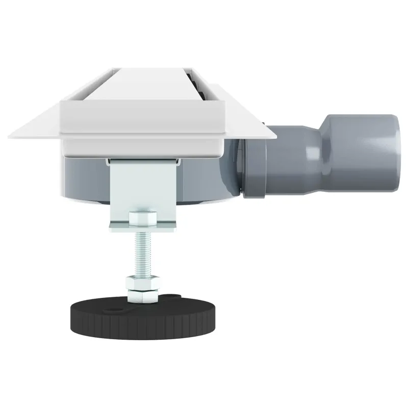Dušo nuotekų 2-in-1 su 360° sifonu Sidabro 80 cm