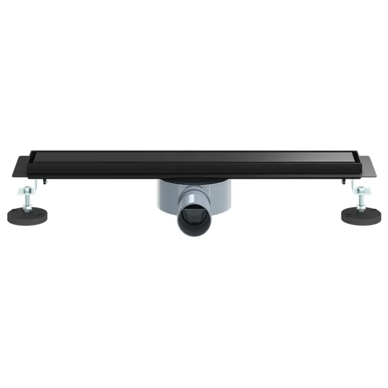 Dušo nuotekų 2-in-1 su 360° sifonu Juoda 50 cm