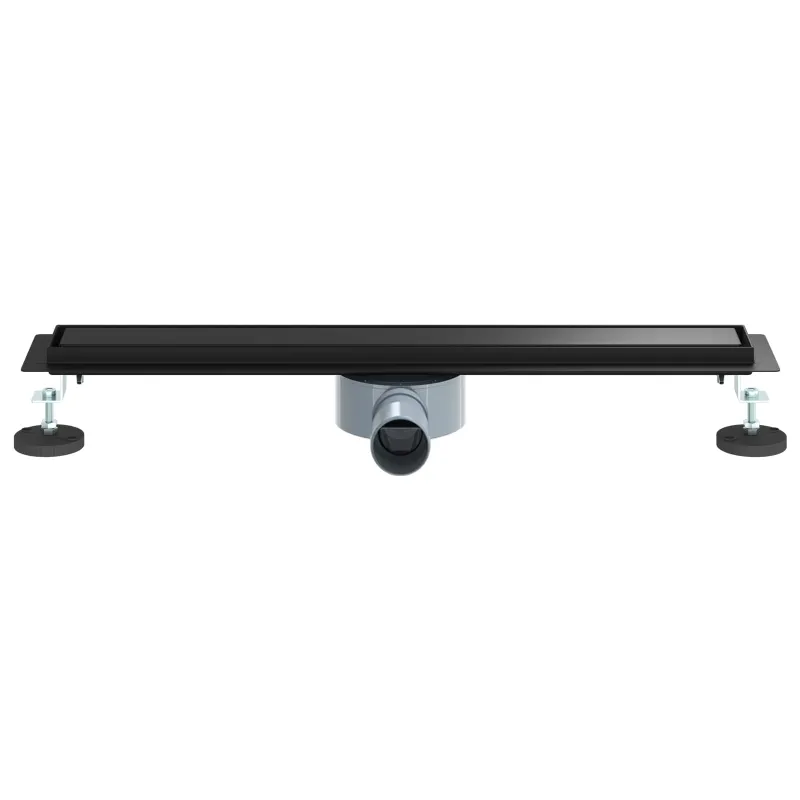 Dušo nuotekų 2-in-1 su 360° sifonu Juoda 60 cm