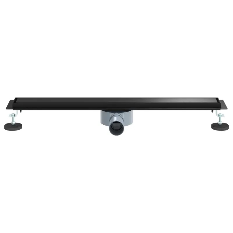 Dušo nuotekų 2-in-1 su 360° sifonu Juoda 70 cm
