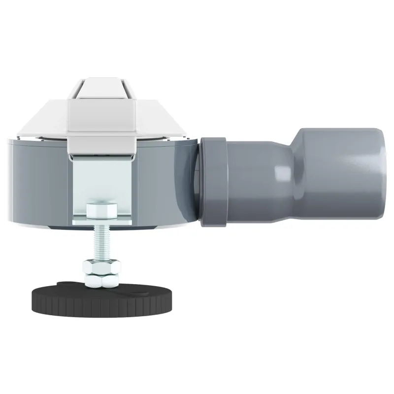 360° Dušo Nutekėjimas su Plonu Modeliu Sidabro 50 cm