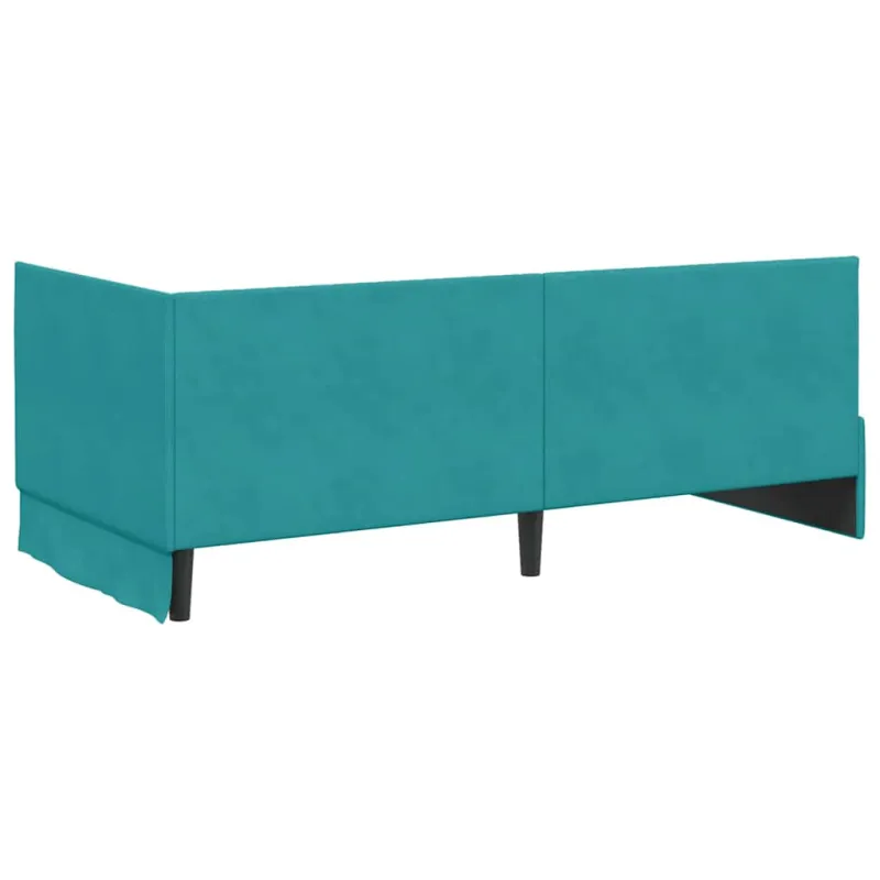 Kampinė lovos konstrukcija Turkio 90 cm x 200 cm Aksomas