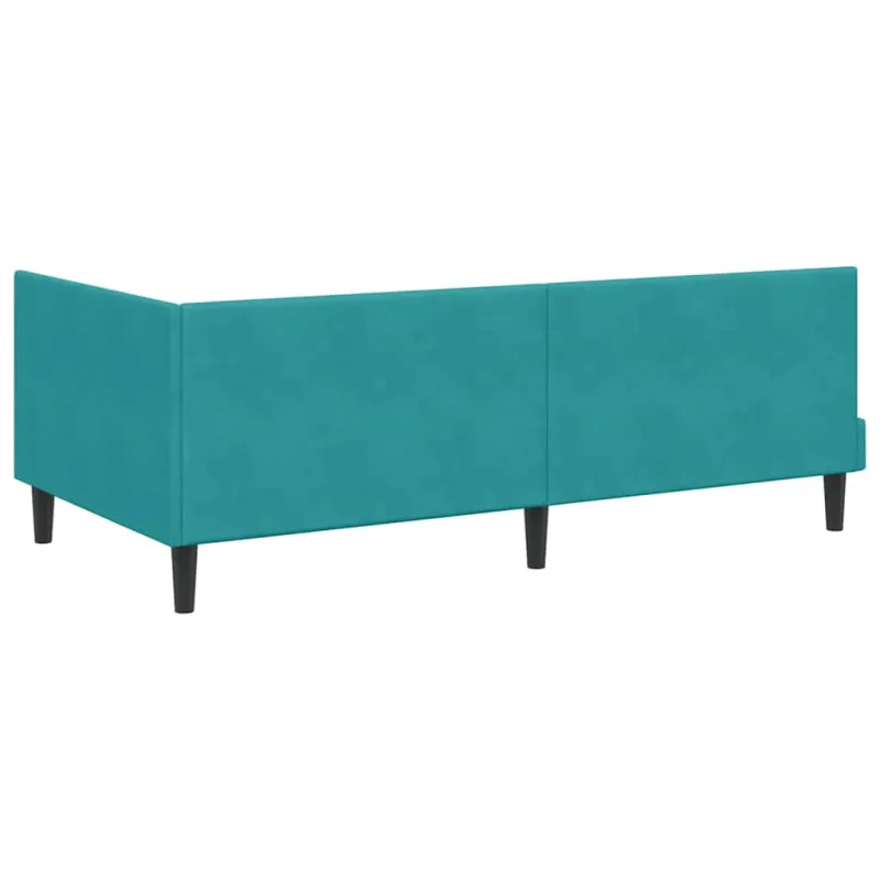 Kampinė lovos konstrukcija Turkio 100 cm x 200 cm Aksomas