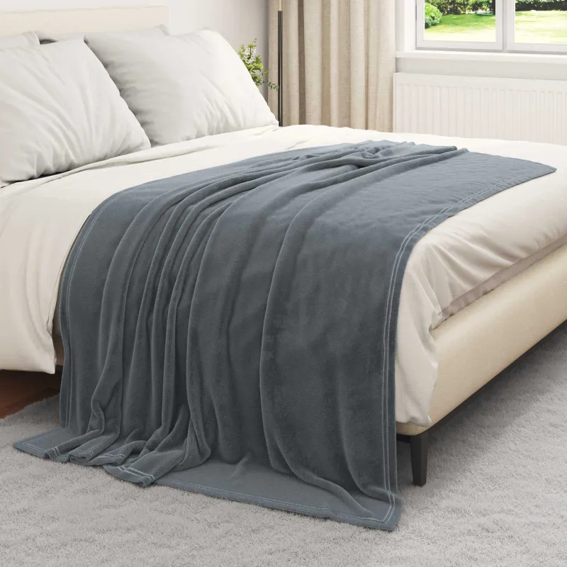Apklotas Tamsiai pilka 150 x 200 cm Flysas