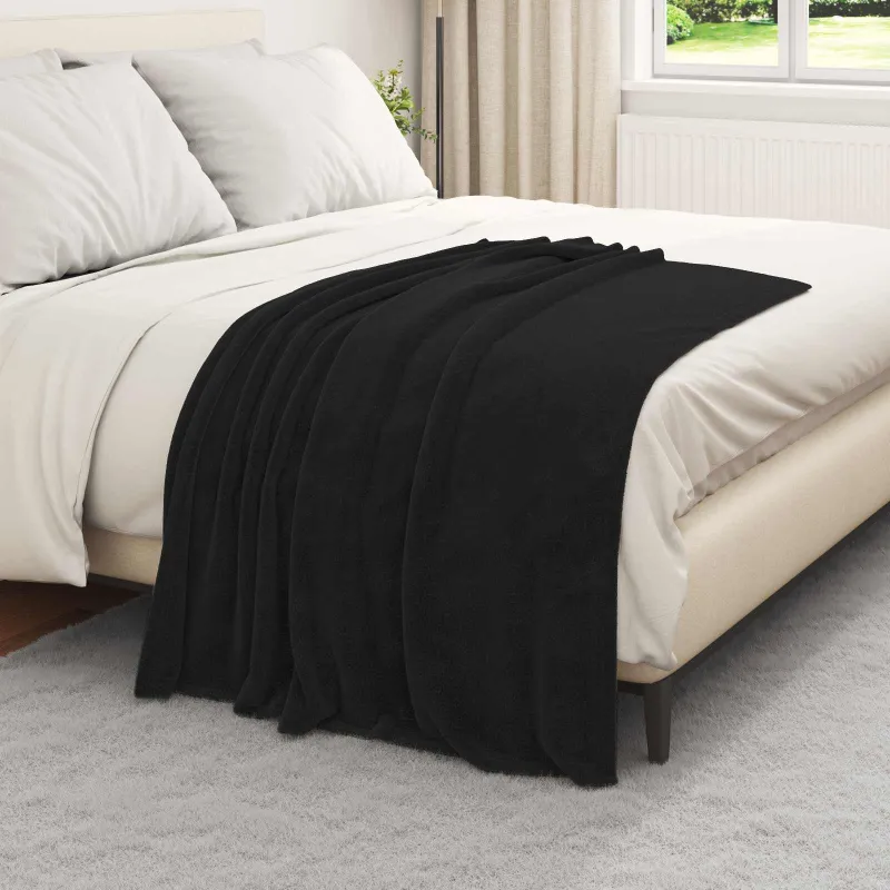 Apklotas Juoda 130 x 150 cm Flysas