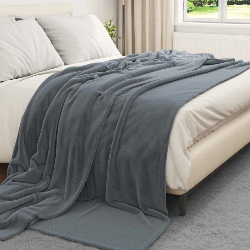 Mesti antklodės 6 pcs Tamsiai pilka 240 x 270 cm Flysas