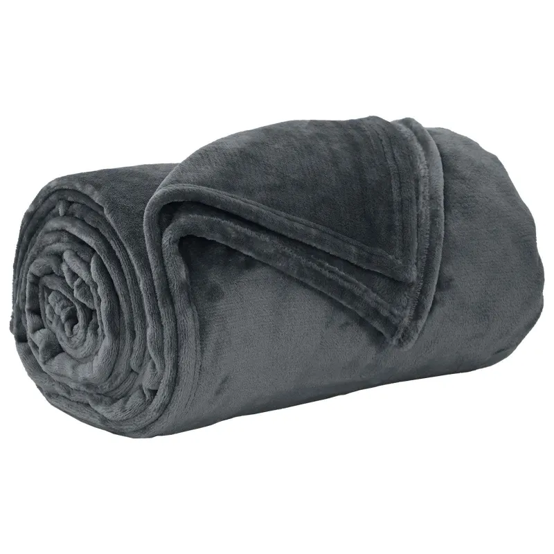 Mesti antklodės 6 pcs Tamsiai pilka 240 x 270 cm Flysas