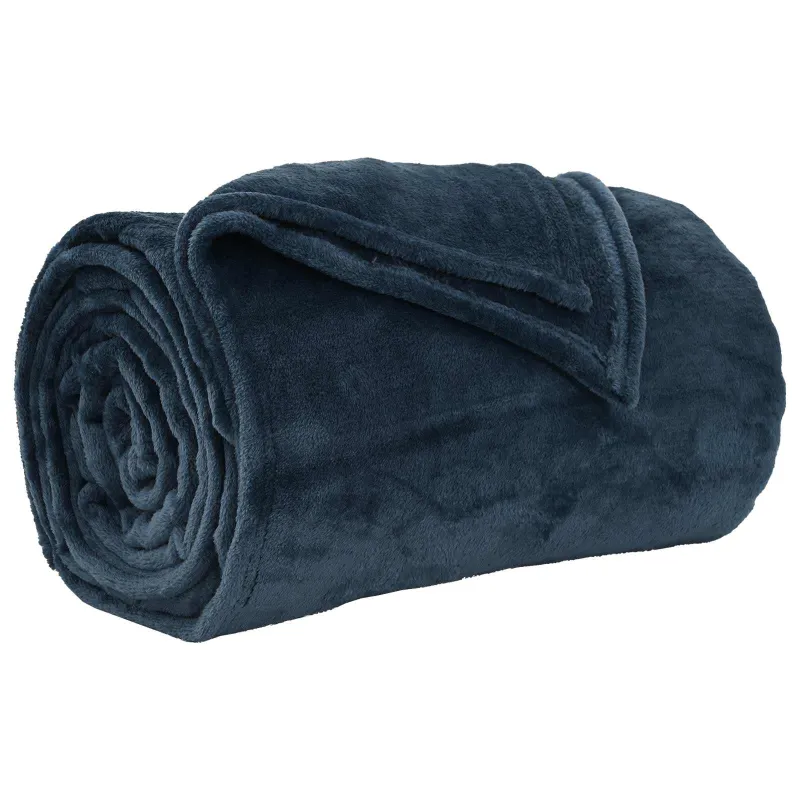 Mesti antklodės 6 pcs Jūrinė mėlyna 150 x 200 cm Flysas